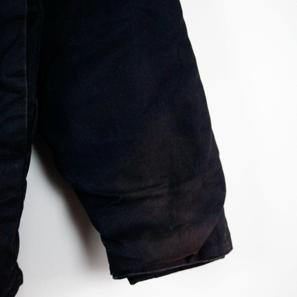 Wrangler Workwear Black Padded Denim Jacket (Small) - Picture 5 of 5